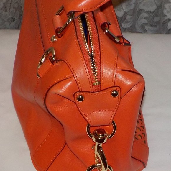 Rebecca Minkoff large orange shoulder bag EUC - Picture 5 of 6